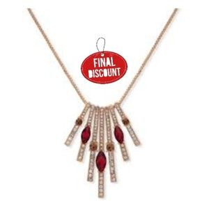 Anne Klein Long Stone Pendant Necklace